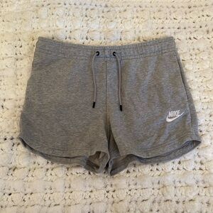 Nike grey jogging shorts